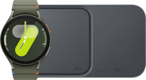 Samsung Galaxy Watch 7 Groen 44mm + Duo Draadloze Oplader