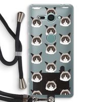 It's a Purrr Case: Sony Xperia XZ2 Compact Transparant Hoesje met koord