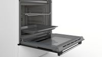 BOSCH HXR39IG20 Dual fuel range - 3 gashaarden en 1 elektrische - Full ecoclean multifunctionele oven - 66L - A - L 60cm - thumbnail