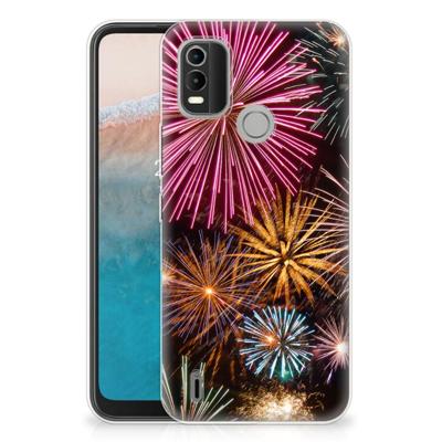 Nokia C21 Plus | Sillicone Back Cover | Vuurwerk