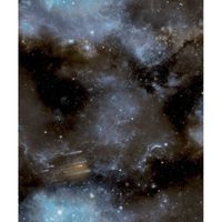 Noordwand Behang Good Vibes Galaxy with Stars blauw en zwart - thumbnail