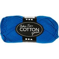 Creativ Company Katoengaren, kobaltblauw, 50gr, 170m