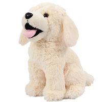 Pluche labrador hond knuffel - beige - 20 cm - thumbnail