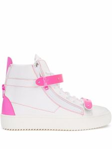 Giuseppe Zanotti baskets montantes Coby en cuir - Blanc