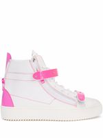 Giuseppe Zanotti baskets montantes Coby en cuir - Blanc - thumbnail