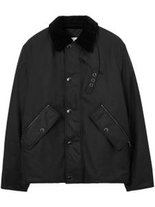 Burberry veste EKD en coton à simple boutonnage - Noir