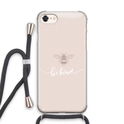 Be(e) kind: iPhone 8 Transparant Hoesje met koord