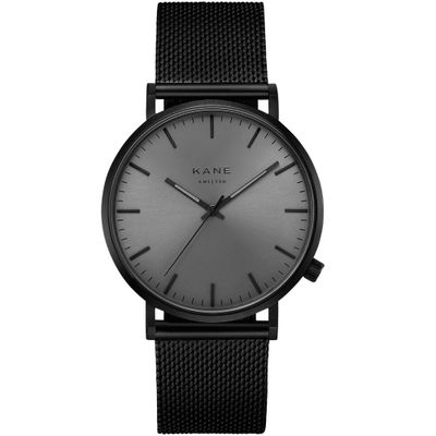 Kane Black Out Black Mesh Horloge Kane Black Out Black Mesh Horloge