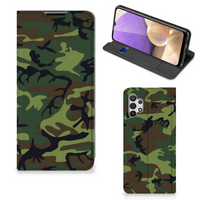 Samsung Galaxy A32 5G Hoesje met Magneet Army Dark - thumbnail