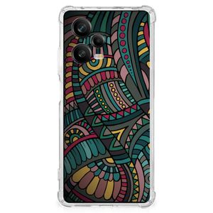 Xiaomi Redmi Note 12 Pro Plus Doorzichtige Silicone Hoesje Aztec