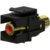 Procab VCK107P/B Keystone RCA connector - zwart