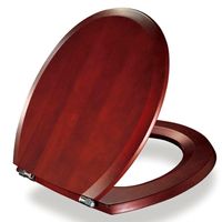 Pressalit Selandia Houten Closetzitting Met Deksel Mahonie 522455-B47999 Pressalit Selandia Houten Closetzitting Met Deksel Mahonie 522455-B47999