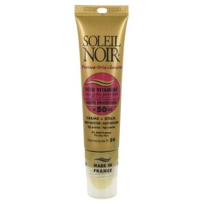 Soleil Noir Combi Soin Vitaminé SPF50 + Stick SPF30 22ml