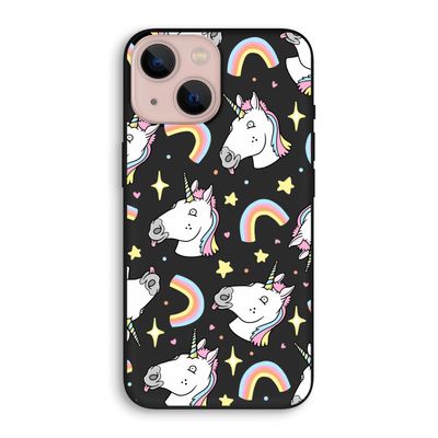 Rainbow Unicorn: iPhone 13 mini Biologisch afbreekbaar hoesje
