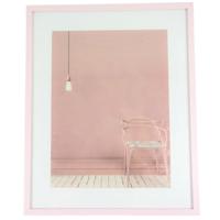 Fotolijst met passe-partout roze 30 x 40 cm | 6 stuks