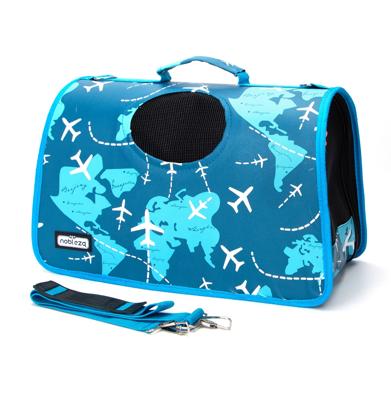 Nobleza Katten draagtas - Tot 4,5 kg - 34x19x27 cm - Blauw