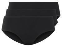 esmara 3 dames hipsters (Zwart, L (44/46))