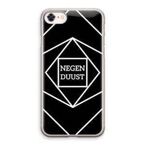 Negenduust geometrisch: iPhone 8 Transparant Hoesje
