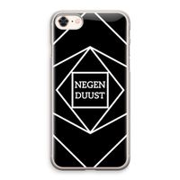Negenduust geometrisch: iPhone 8 Transparant Hoesje
