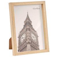 Kunststof fotolijst met hout look geschikt voor een foto van 13 x 18 cm - thumbnail