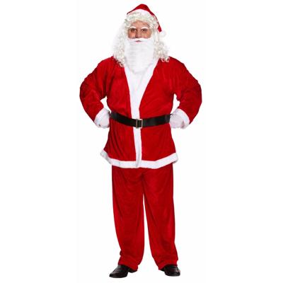 Kerstman kostuum - rood/wit - voor heren - maat XXL - Polyester