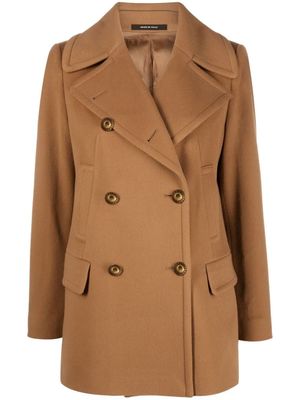 Tagliatore manteau Blanche à boutonnière croisée - Marron