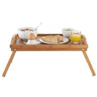 Ontbijttafel - Dienblad met Poten - 48 x 30 cm - Bamboe - thumbnail
