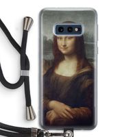 Mona Lisa: Samsung Galaxy S10e Transparant Hoesje met koord Mona Lisa: Samsung Galaxy S10e Transparant Hoesje met koord