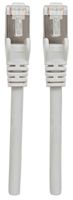 Intellinet 740555 RJ45 Netwerkkabel, patchkabel CAT 6A S/FTP 0.25 m Grijs Folie afscherming, Afscherming gevlochten, Afgeschermd, Geschikt voor HDMI, - thumbnail