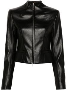 Aya Muse veste Ubala en cuir artificiel - Noir