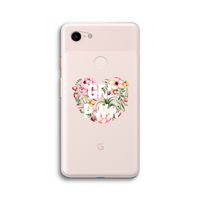 GRL PWR Flower: Google Pixel 3 XL Transparant Hoesje