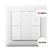 EcoDim Draadloze Zigbee schakelaar voor 2 groepen