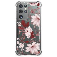 Back Cover Samsung Galaxy S21 Ultra Watercolor Flowers - thumbnail