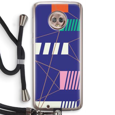 Gestalte 5: Motorola Moto G6 Transparant Hoesje met koord