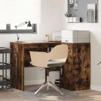 Hoekbureau 2 pcs Gerookt eiken 102 x 50 x 75 cm Bewerkt hout