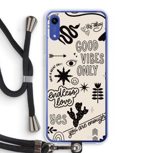 Good vibes: Honor Play 8A Transparant Hoesje met koord