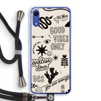 Good vibes: Honor Play 8A Transparant Hoesje met koord
