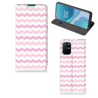 OnePlus 8T | Hoesje met Magneet | Waves Roze