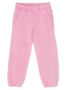 Gcds Kids pantalon à patchs logo - Rose