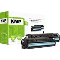 KMP Toner vervangt HP 131X, CF210X Compatibel 2-pack Zwart 4800 bladzijden H-T171D 1236,3021 - thumbnail