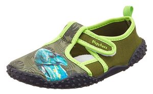 Playshoes waterschoenen Kameleon UV-werend olijfgroen