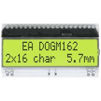 DISPLAY VISIONS 7-segments-display Geel-groen 5.57 mm 3.3 V, 5 V Aantal cijfers: 2 EADOGM162E-A