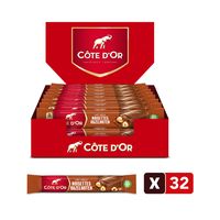 Côte d'Or chocoladerepen - melk hele hazelnoten - 45g x 32