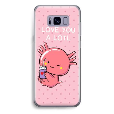 Love You A Lotl: Samsung Galaxy S8 Plus Transparant Hoesje