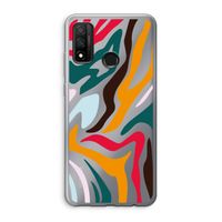Colored Zebra: Huawei P Smart (2020) Transparant Hoesje
