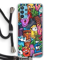 Vexx Mixtape: Samsung Galaxy A32 4G Transparant Hoesje met koord