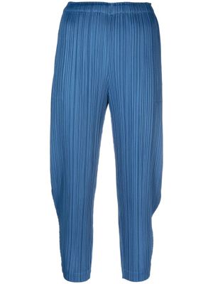 Pleats Please Issey Miyake pantalon Monthly Couleurs January plissé - Bleu