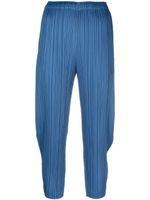 Pleats Please Issey Miyake pantalon Monthly Couleurs January plissé - Bleu