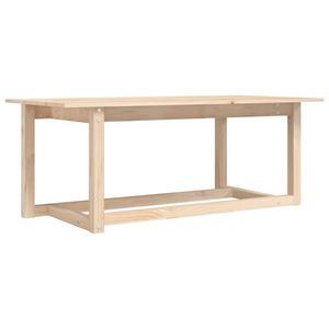 The Living Store Salontafel Massief Grenenhout - 110 x 55 x 45 cm - Rustiek design