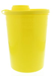 Blockland Naaldencontainer large geel (2 ltr)